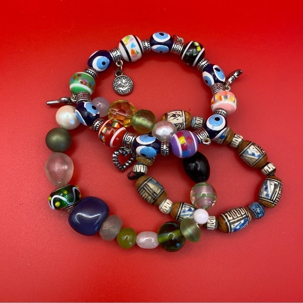 Assorted Beaded Bracelet Set